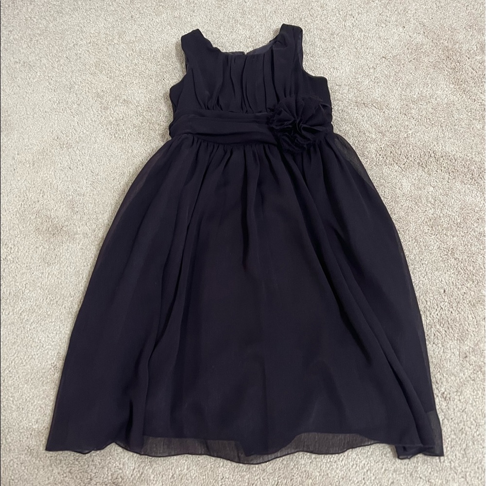 Dark Purple Blush Brand Kids Formal Dress